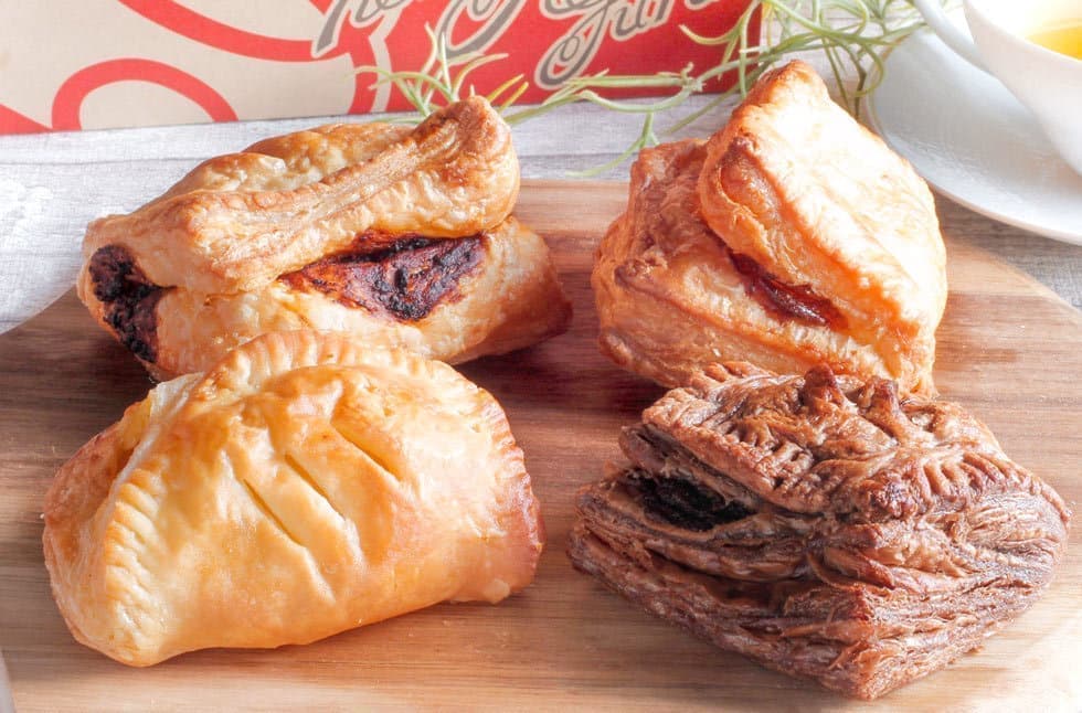 パイ専門店のふっくらとしたパイ