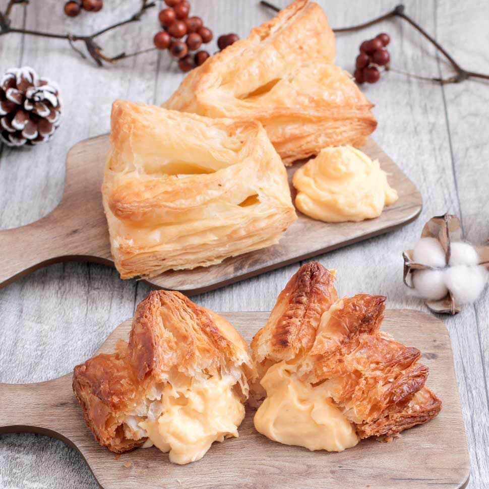 カスタード生クリームパイ