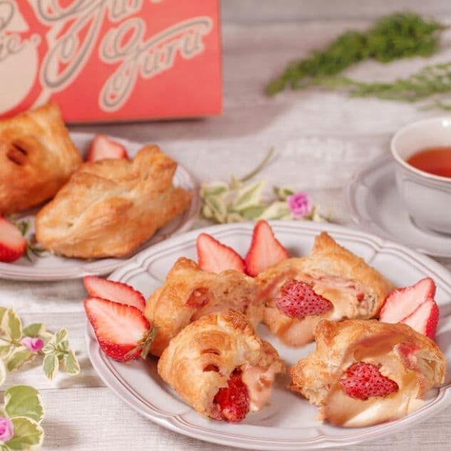 苺カスタードパイ